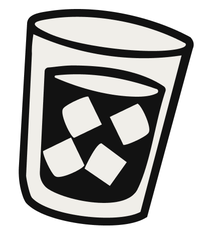 AWAMORI Brew Base のグラス